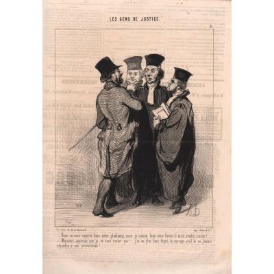 Honoré Daumier, LES GENS DE JUSTICE