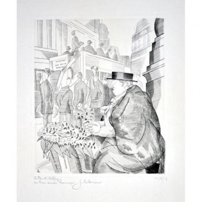 Chisel By Je Laboureur: La Marchande De Fleurs De Piccadilly With A Shipment To Paul Valery