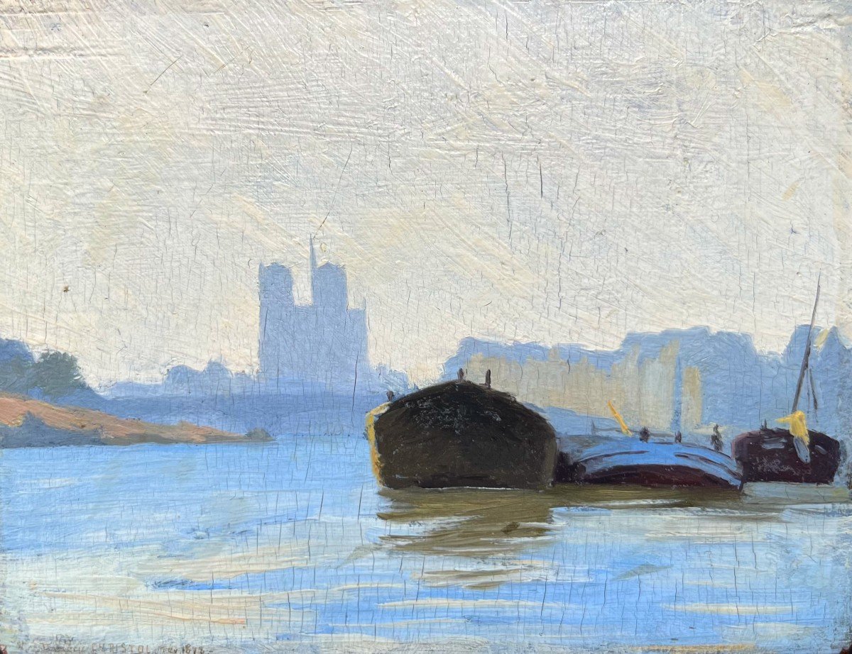 Sunrise Over Notre-dame - Frédéric Christol - February 1878