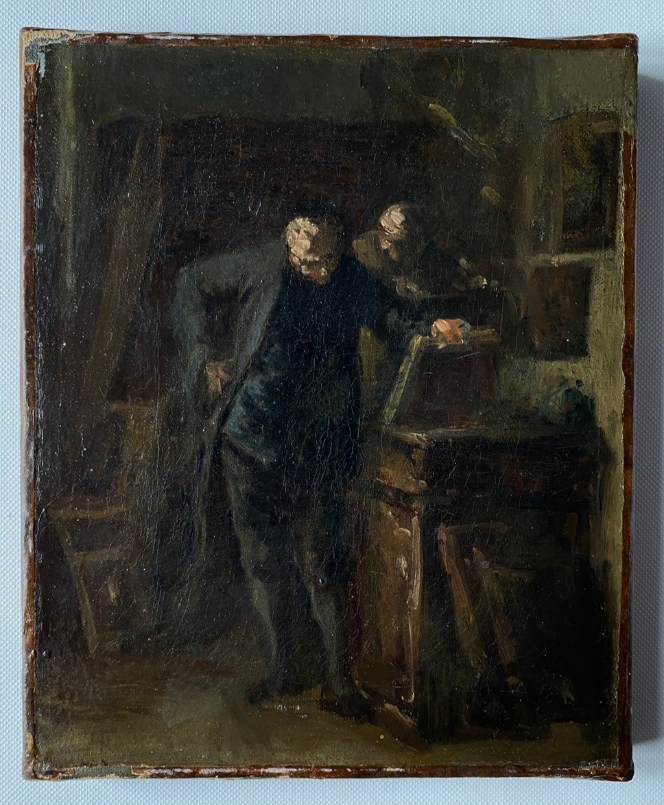 Les Amateurs De Tableau - Honoré Daumier - Vers 1850 1860 --photo-3