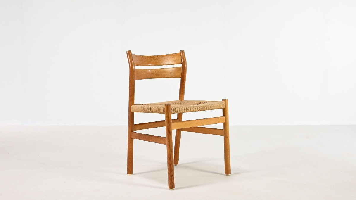 Børge Mogensen, Set Of 6 Bm-1 Chairs For C.m Madsens Møbelfabrik-photo-2