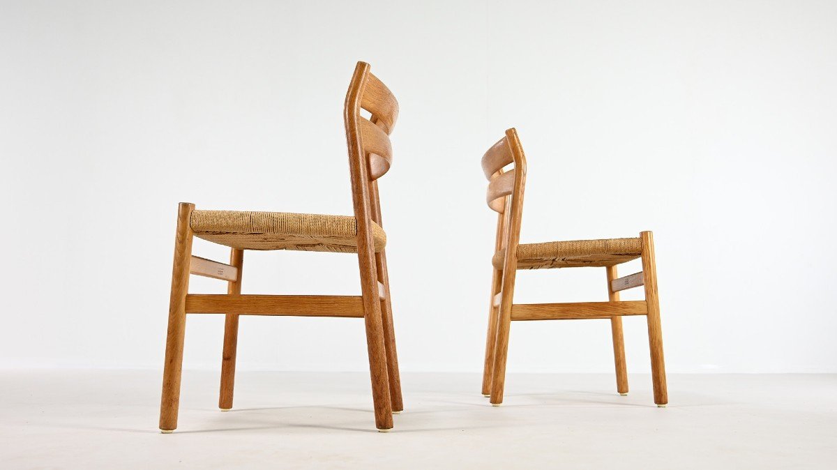 Børge Mogensen, Set Of 6 Bm-1 Chairs For C.m Madsens Møbelfabrik-photo-7