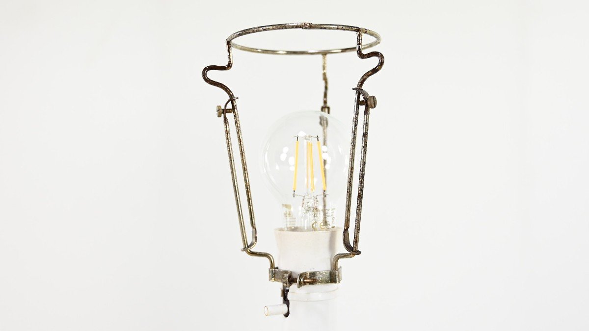 Lindshammar Glasbruk (att.), Paire De Grandes Lampes En Verre Souffl&eacute;, Su&egrave;de C.1960-photo-4