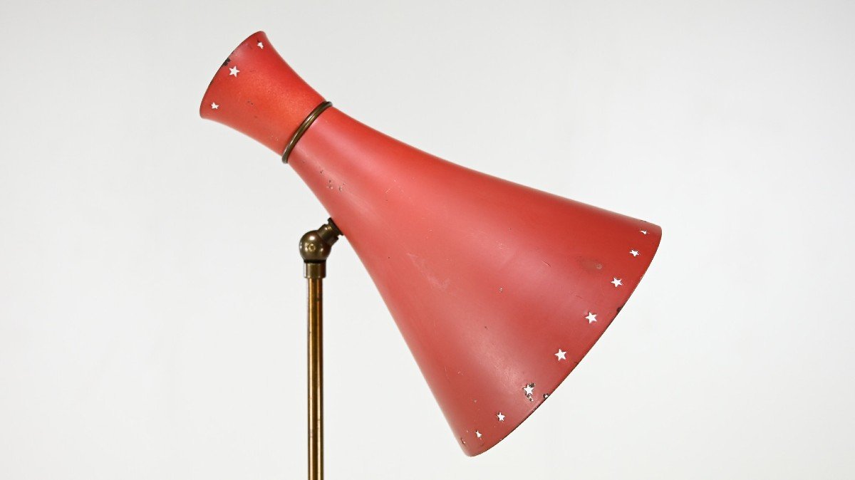 Svend Aage Holm Sørensen (att.) Lampadaire Diabolo, Danemark C.1950-photo-8