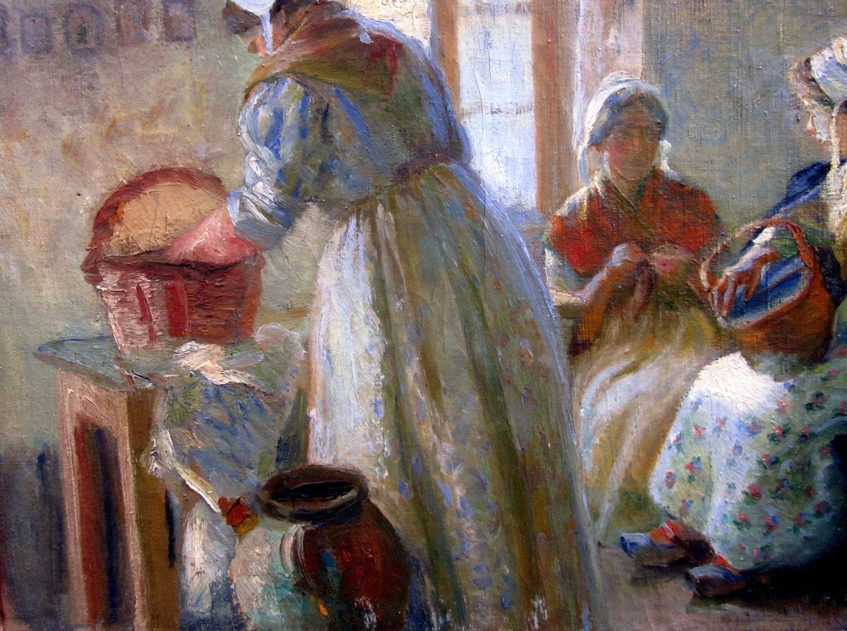 Claude Firmin (1864-1944) Les Trois Comtadines -photo-3