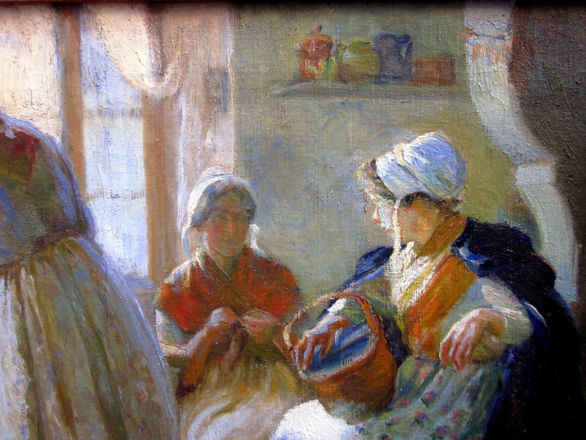 Claude Firmin (1864-1944) Les Trois Comtadines -photo-2