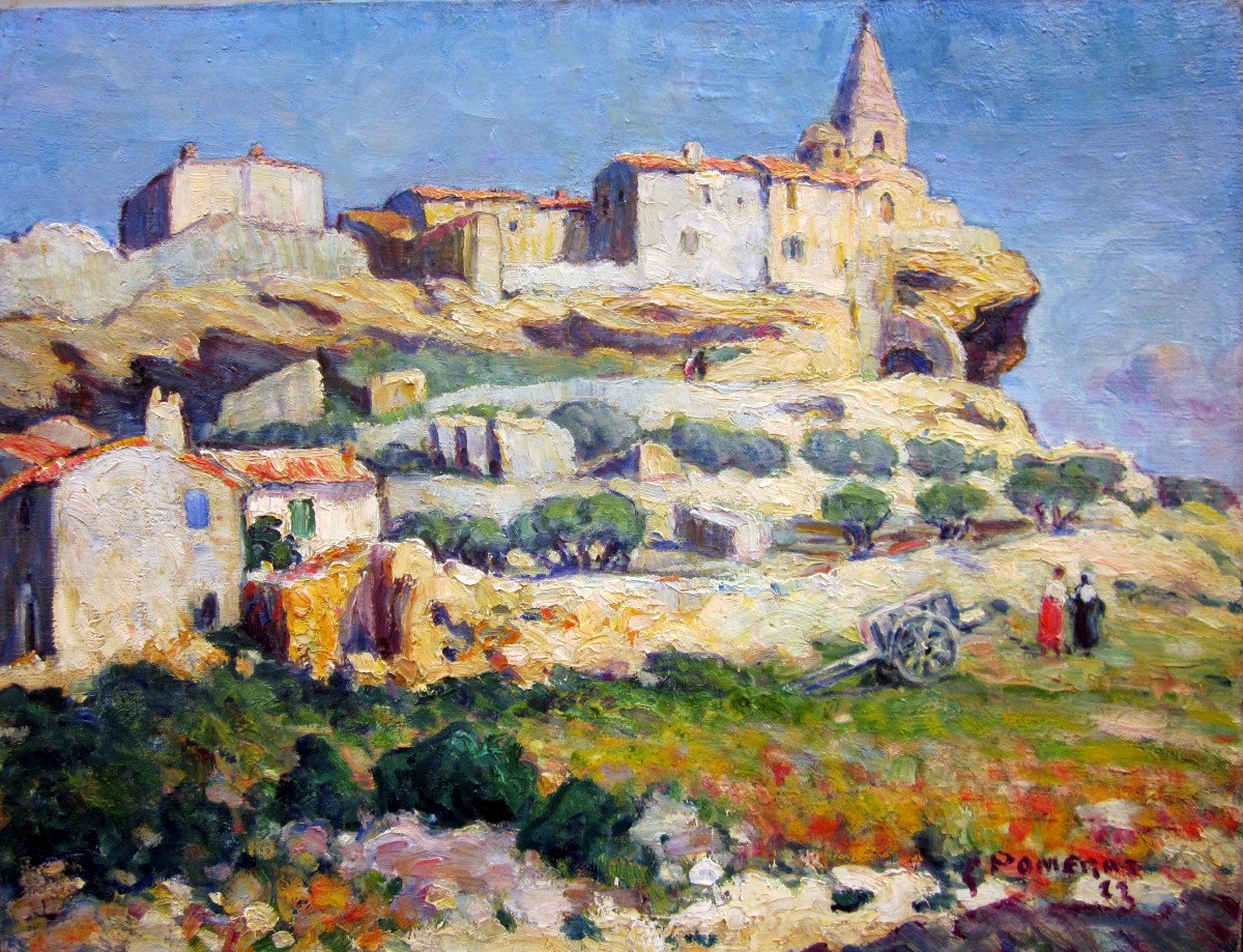 Georges Pomerat (1870-1948) Citadel Of Fos Sur Mer