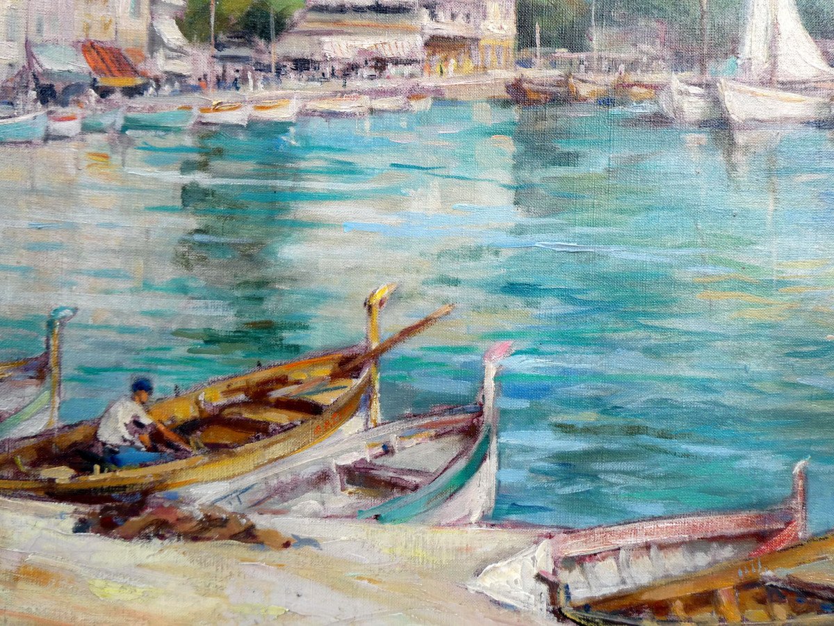 Proantic: Gaston Ploquin (1882-1970) The Port Of Cassis In 1938