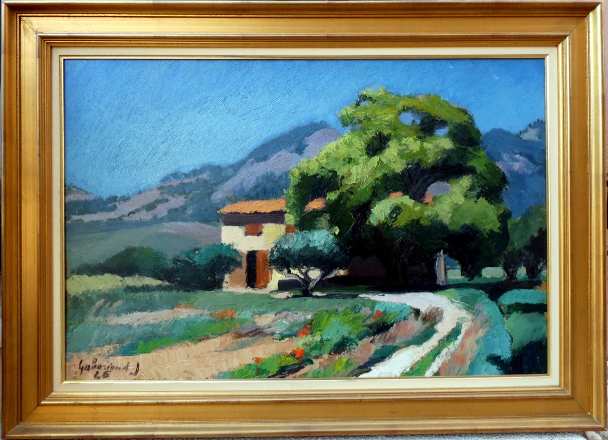 Josué Gaboriaud (1883-1955) Mas En Provence-photo-6