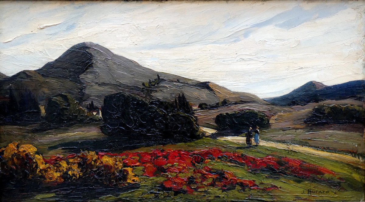 Joseph Hurard (1887-1956) Paysage Des Alpilles