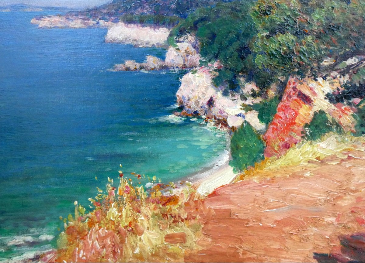 Laurent Mattio (1892-1965) Le Cap Brun à Toulon-photo-2