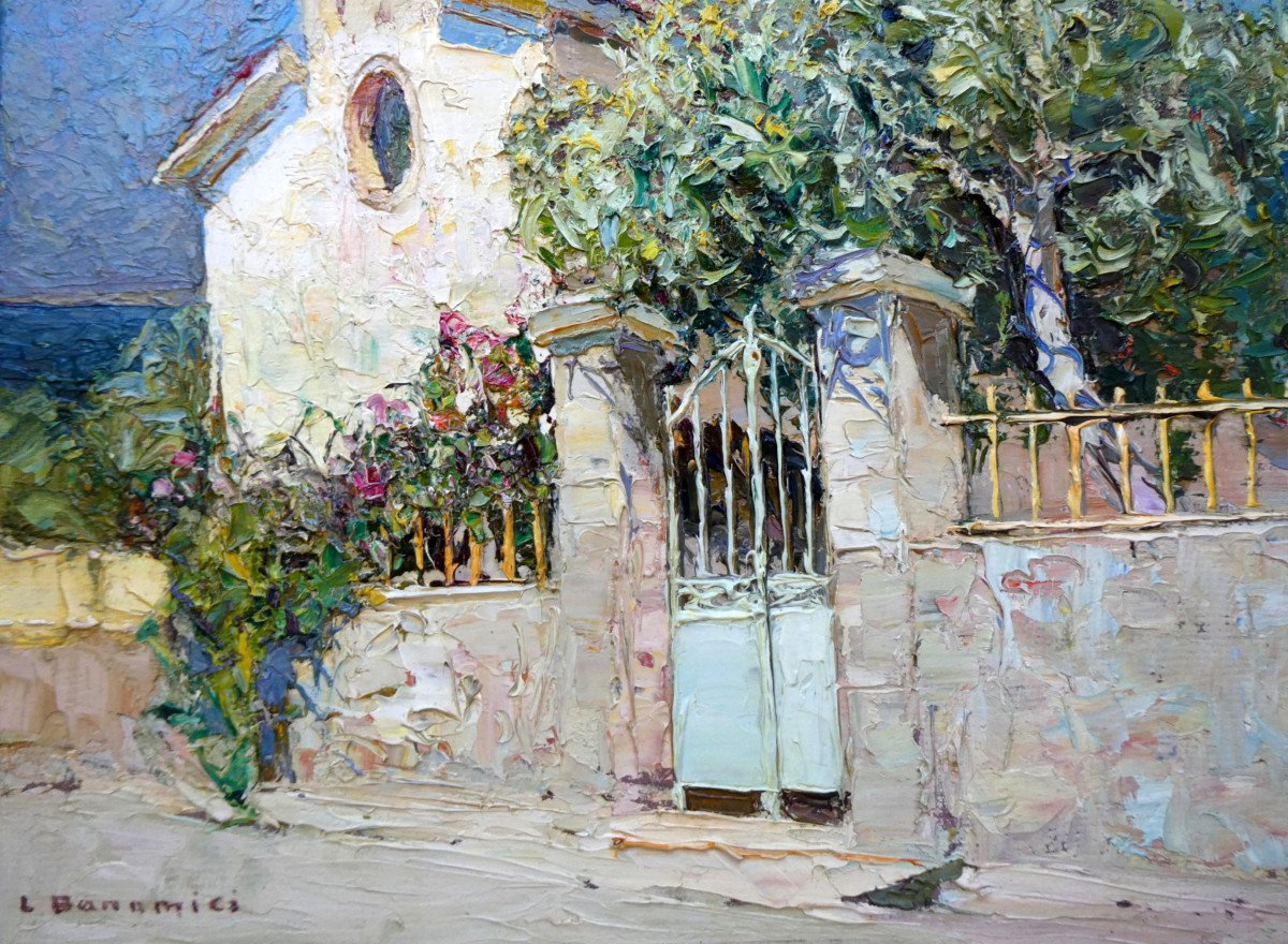 Louis Bonamici (1878-1966) Chapel By The Sea-photo-4