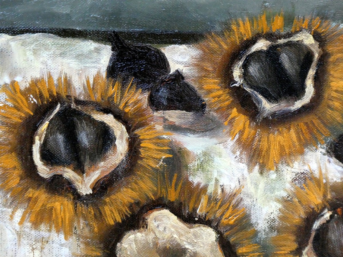 Eugène Baboulène (1905-1994) Still Life With Chestnuts-photo-3