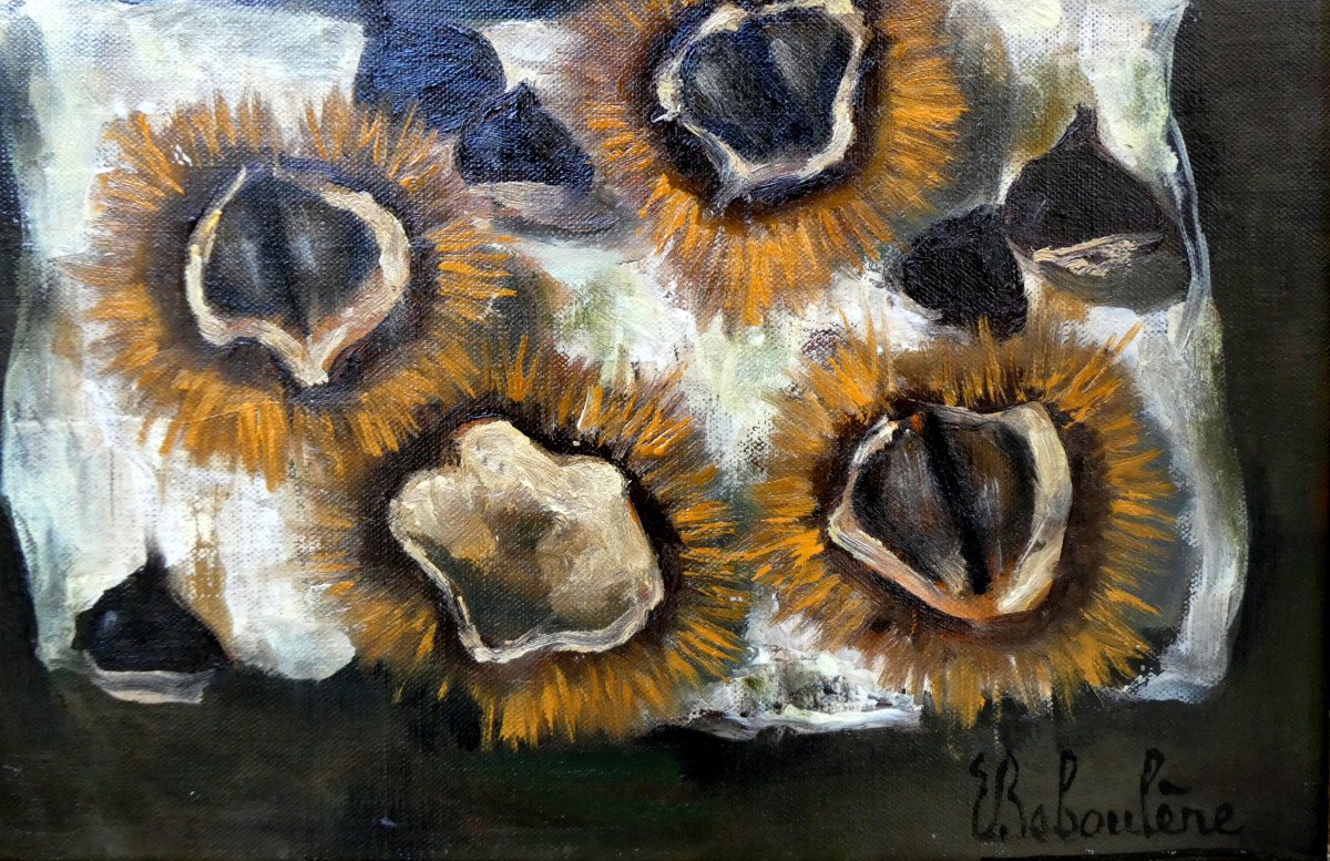 Eugène Baboulène (1905-1994) Still Life With Chestnuts-photo-1