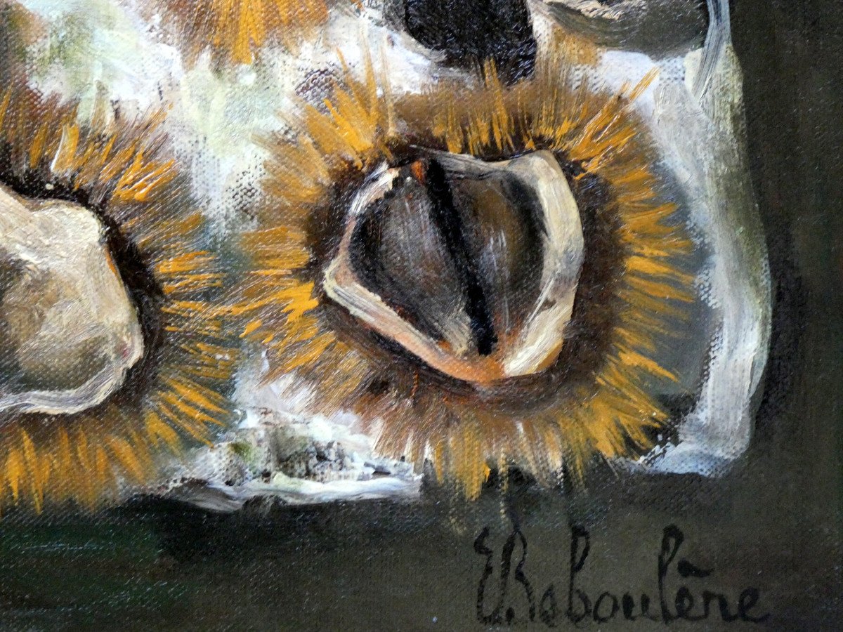 Eugène Baboulène (1905-1994) Still Life With Chestnuts-photo-2