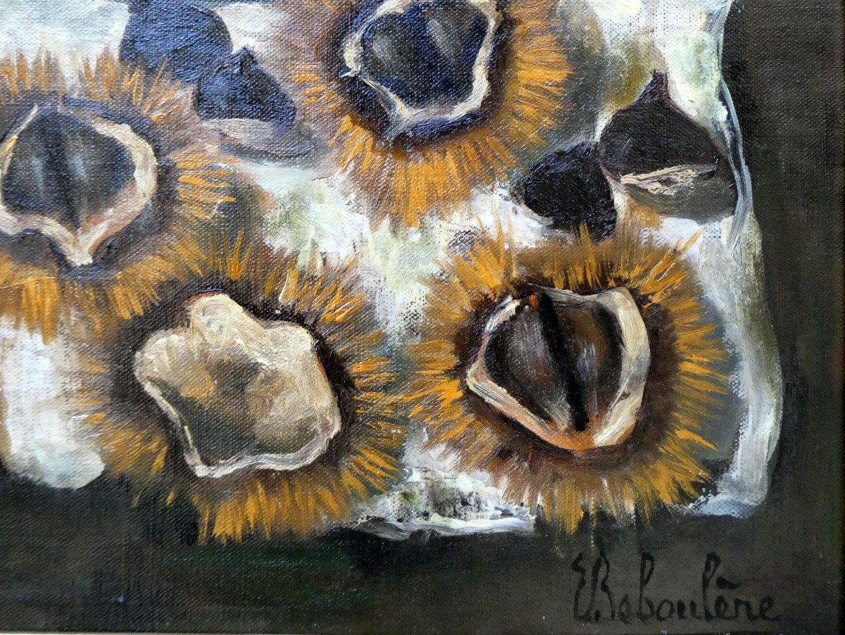 Eugène Baboulène (1905-1994) Still Life With Chestnuts-photo-3