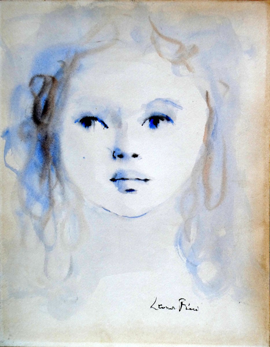 Léonor Fini (1907-1996) Portrait Of A Young Woman-photo-5