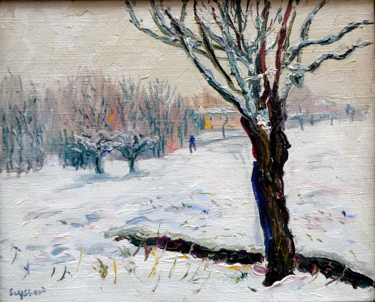 René Seyssaud (1867-1952) Paysage De Neige