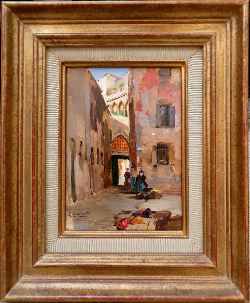 Joseph Garibaldi (1863-1941)  Rue orientale - Medina-photo-2