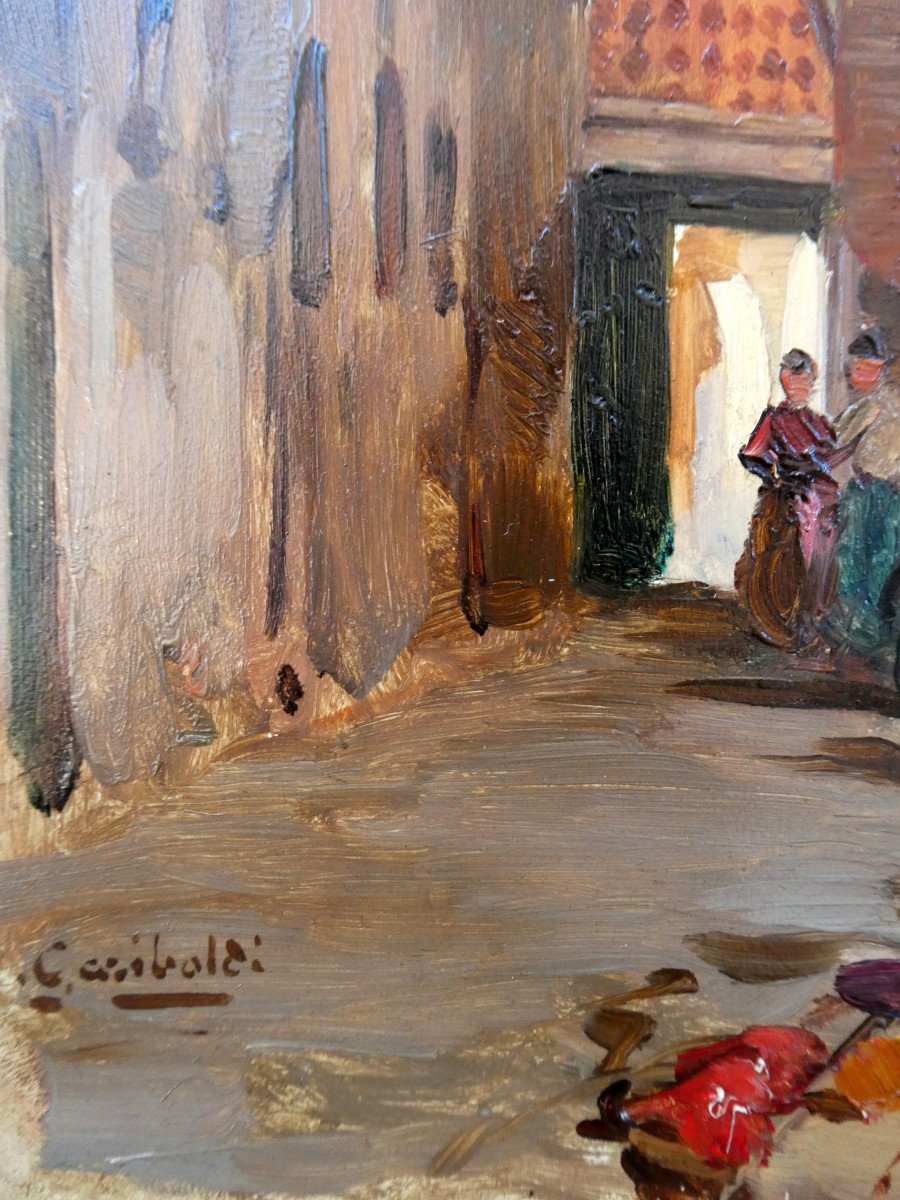 Joseph Garibaldi (1863-1941)  Rue orientale - Medina-photo-3