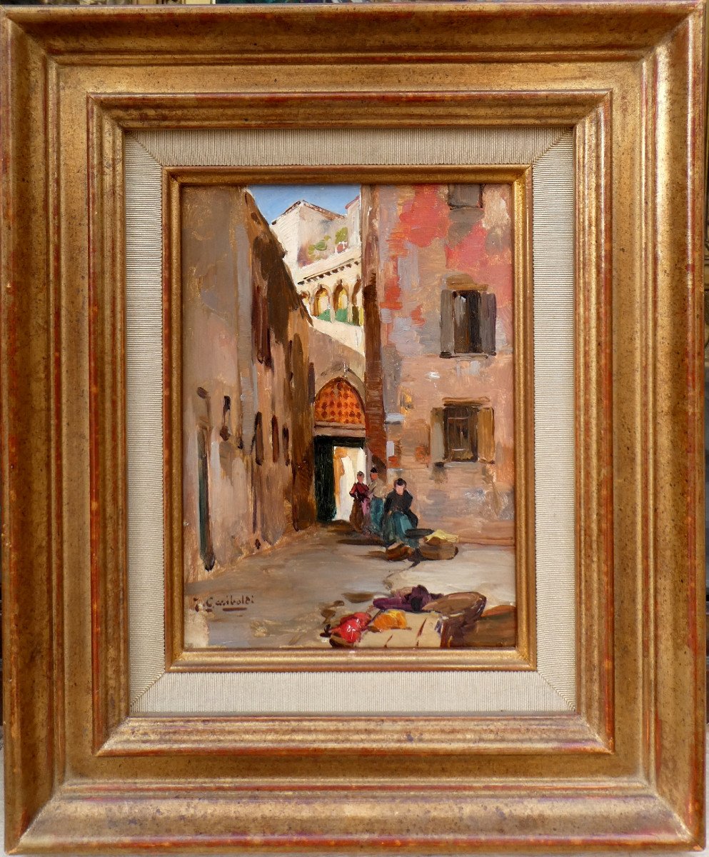 Joseph Garibaldi (1863-1941)  Rue orientale - Medina-photo-1