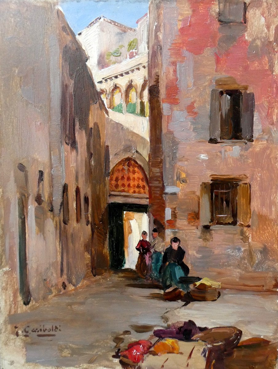 Joseph Garibaldi (1863-1941)  Rue orientale - Medina-photo-4