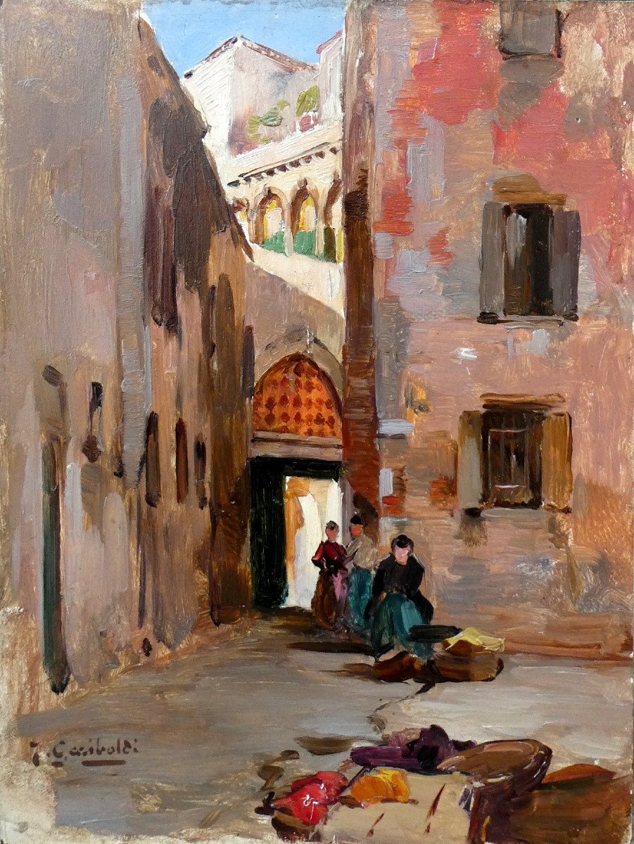 Joseph Garibaldi (1863-1941)  Rue orientale - Medina-photo-5