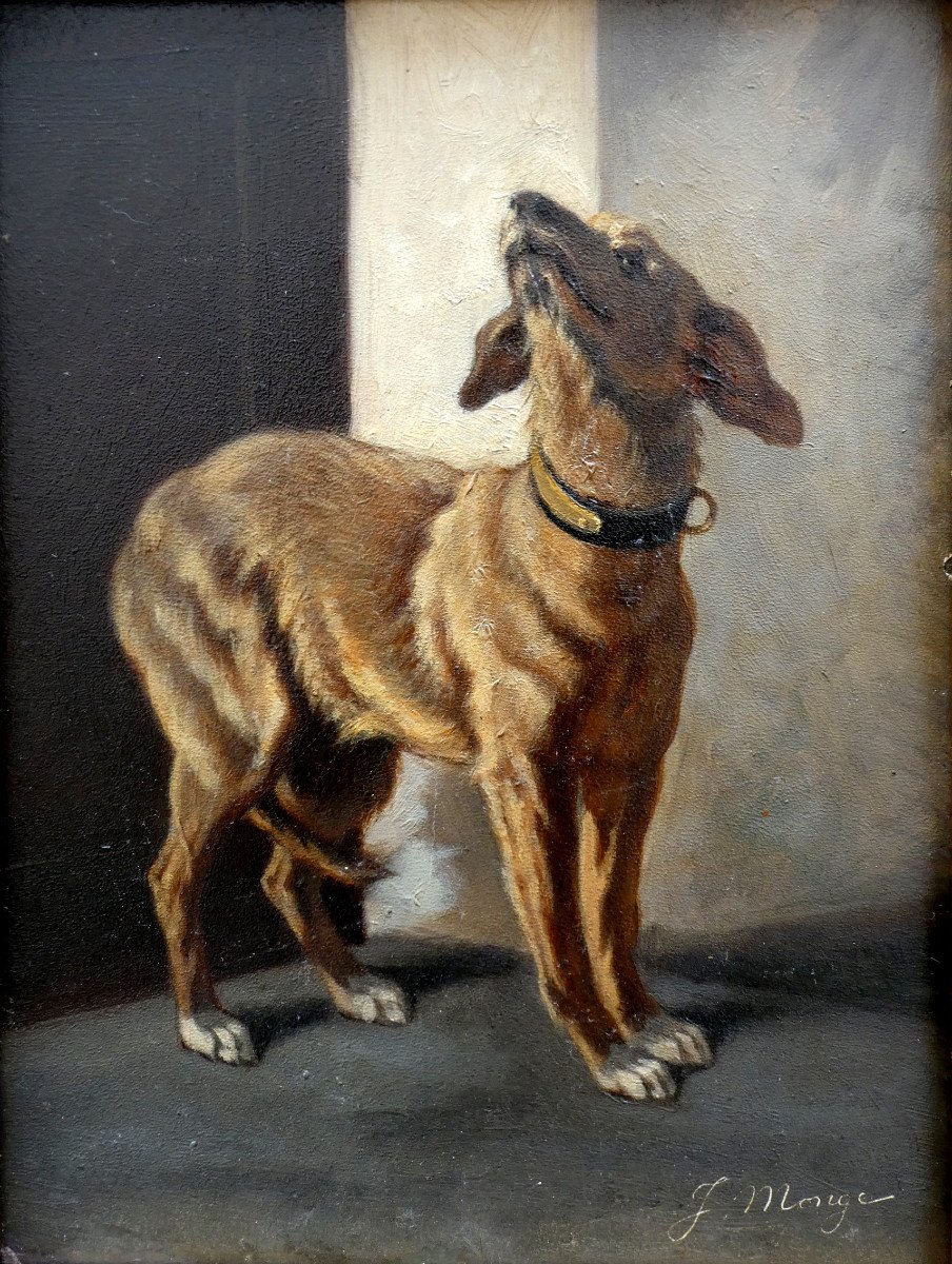 Jules Monge (1855-1934) The Dog Listening To His Master