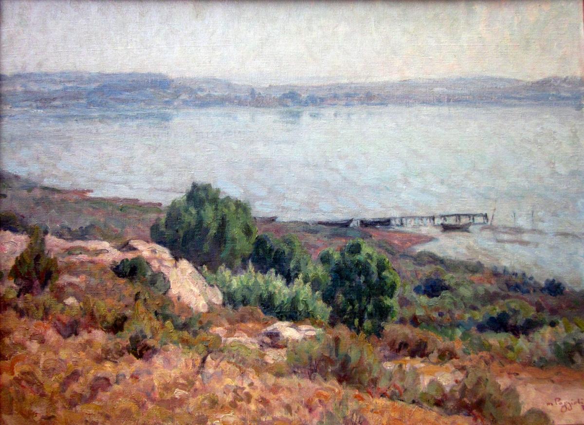 Marcel Dominique Poggioli (1882-1969) Pond In Corsica