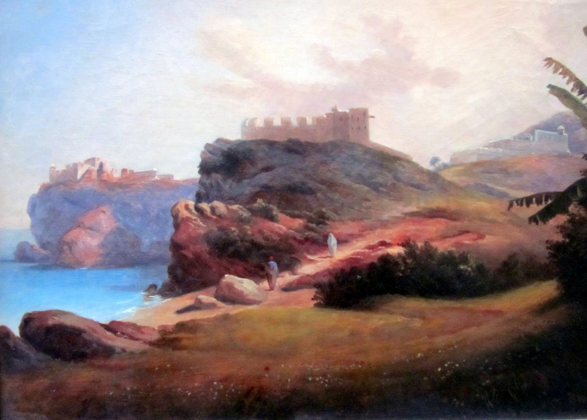 Honoré Boze (1830-1909) Paysage Oriental - Algérie-photo-3