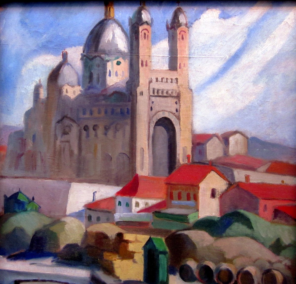 André Verdilhan (1881-1963) Cathedral De La Major In The La Joliette District In Marseille-photo-3