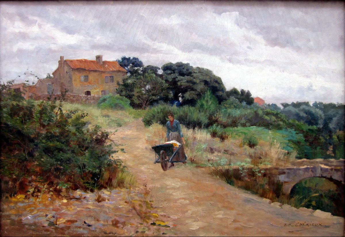 Edouard Crémieux (1856-1944) Peasant Woman At La Brouette