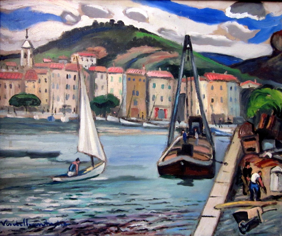 André Verdilhan (1881-1963) Le Port De Cassis-photo-1