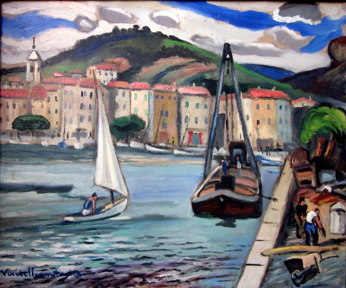 André Verdilhan (1881-1963) Le Port De Cassis