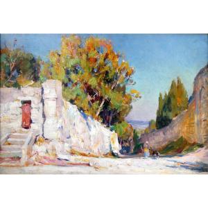 Louis Agricol Montagné (1879-1960) Chemin En Provence