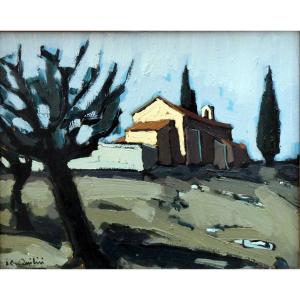 Jean-claude Quilici (1941-) The Saint-sixte Chapel In Eygalières