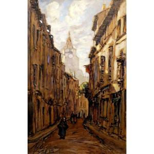 Joseph Hurard (1887-1956) Street Of The Old Quarters