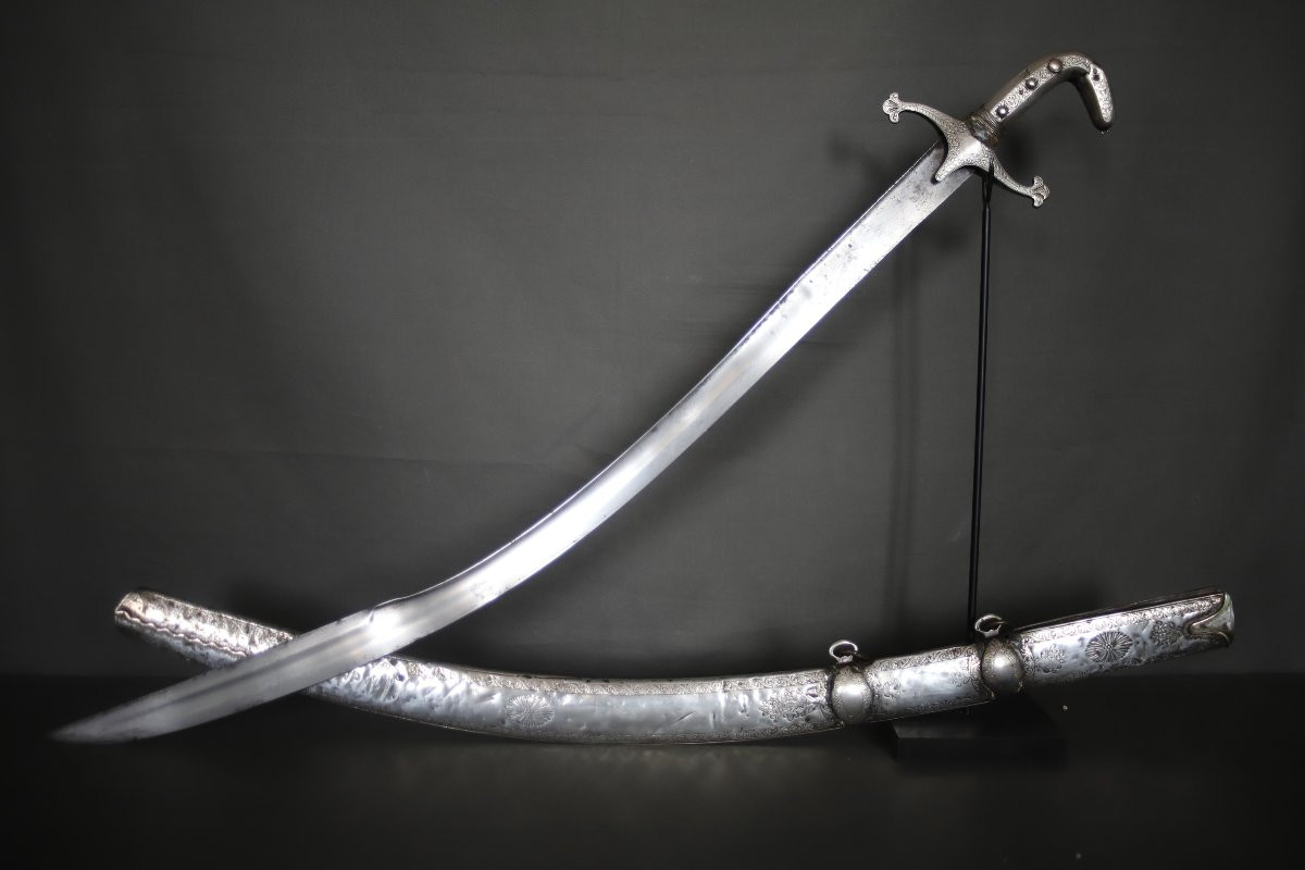 An Important Arab Saber (saif) - Ottoman Syria, 18th Century-photo-5