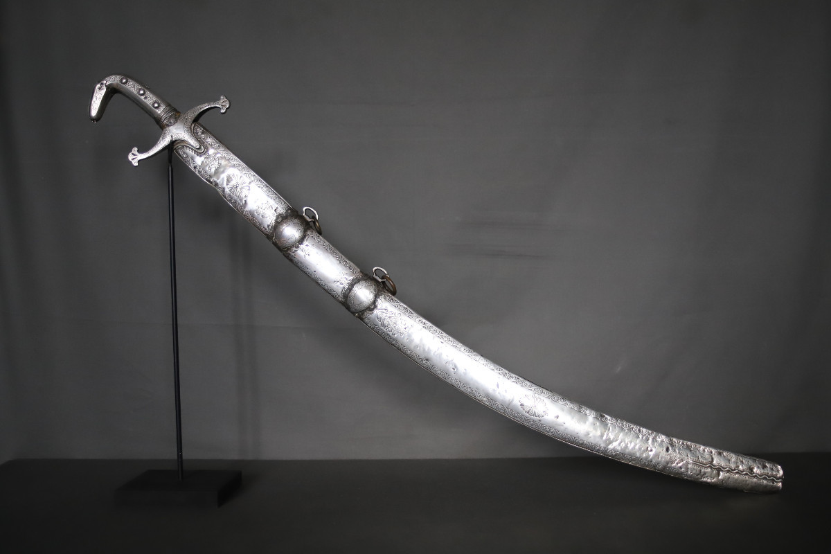 An Important Arab Saber (saif) - Ottoman Syria, 18th Century