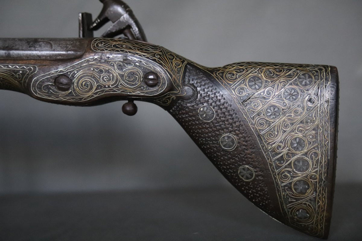 Oriental Flintlock Pistol - Türkiye Or Ottoman Balkans, 19th Century-photo-2