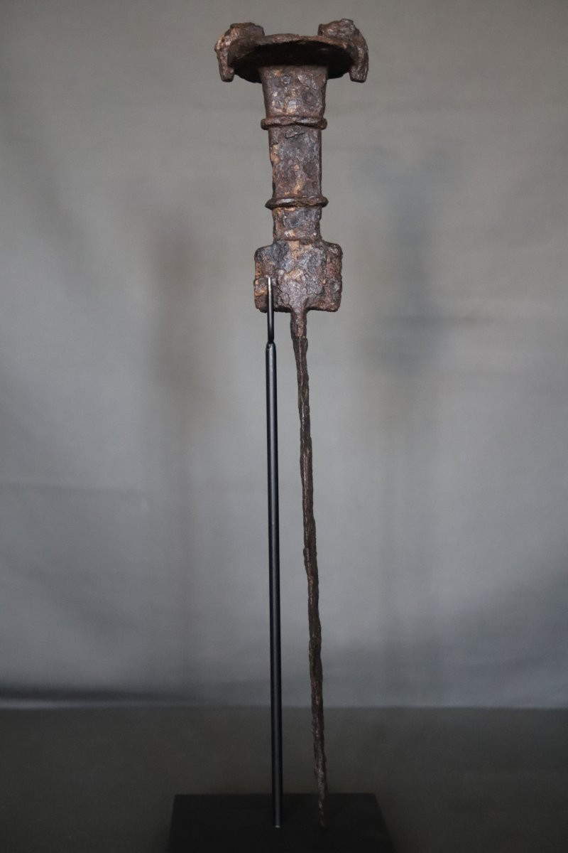  Iron Sword Known As "masks" - Luristan (louristan), 1100-700 Bc-photo-4