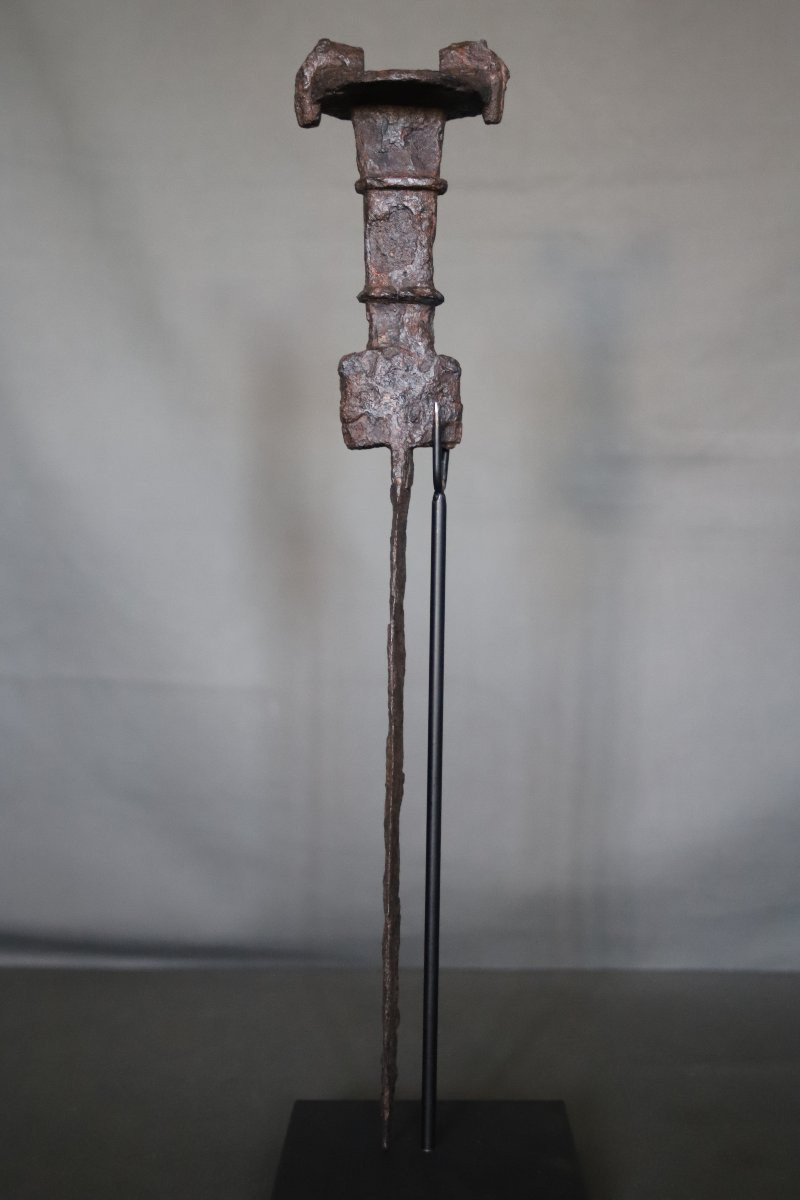  Iron Sword Known As "masks" - Luristan (louristan), 1100-700 Bc-photo-6