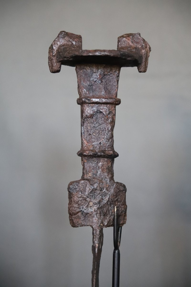  Iron Sword Known As "masks" - Luristan (louristan), 1100-700 Bc-photo-7