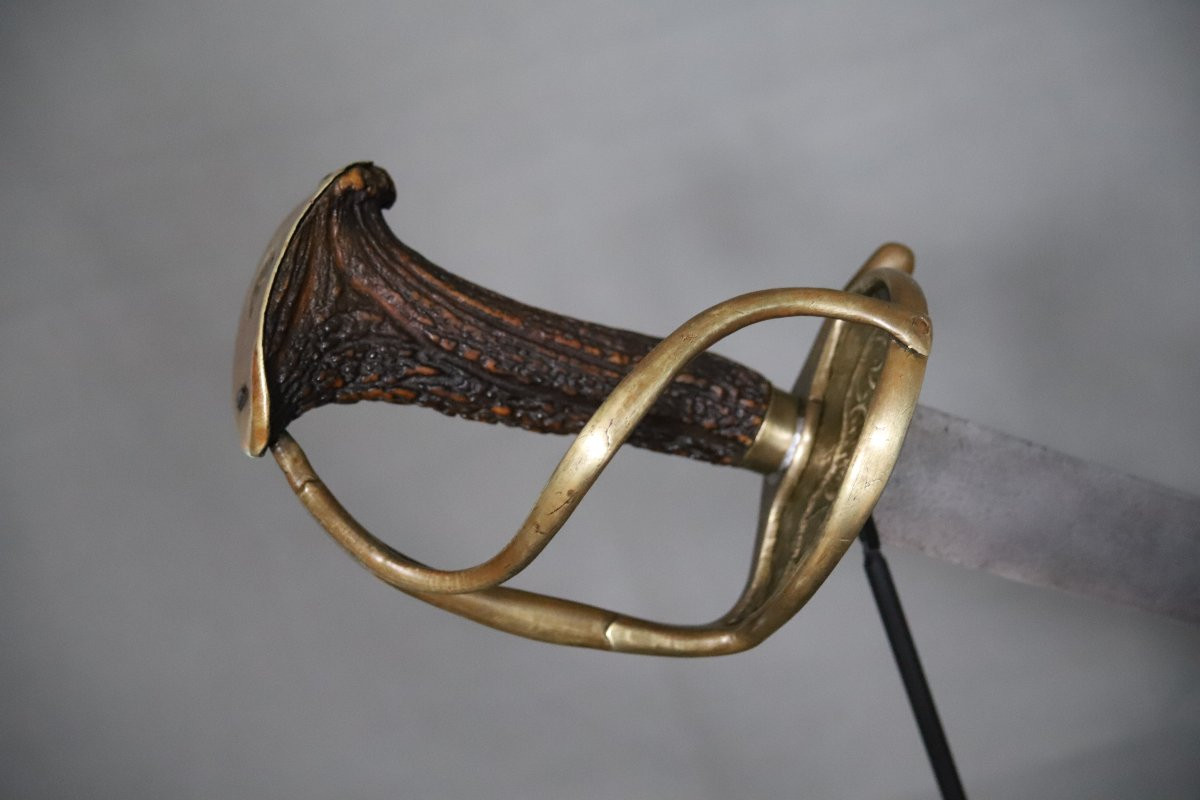 Strong Hunting Sabre - Germanic Or Central Europe, 17th-early 18th Century-photo-8