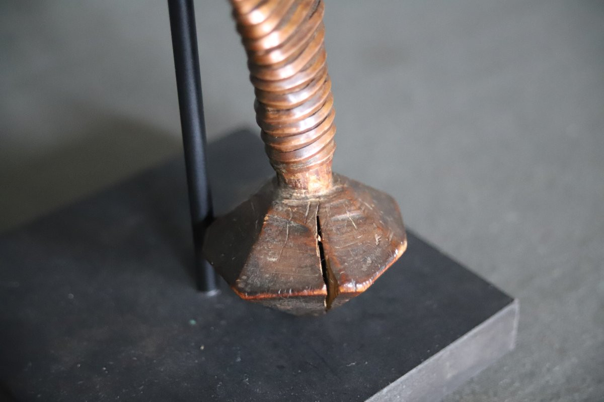 Double Sickle Sabre - Lobala, Mondzombo, Ngbaka Populations... Congo Drc, Collected Around 1910-photo-2