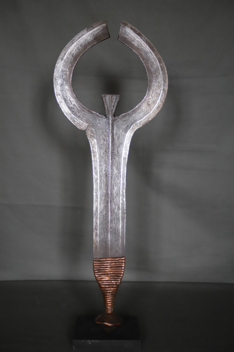 Double Sickle Sabre - Lobala, Mondzombo, Ngbaka Populations... Congo Drc, Collected Around 1910