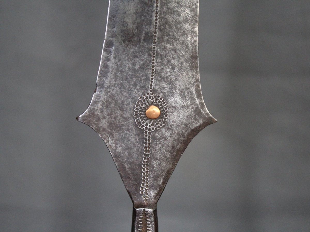 Couteau De Prestige Appelé Ngondi - Congo, Centrafrique , Yakoma, Ngbandi... Début 20ème Siècle-photo-4