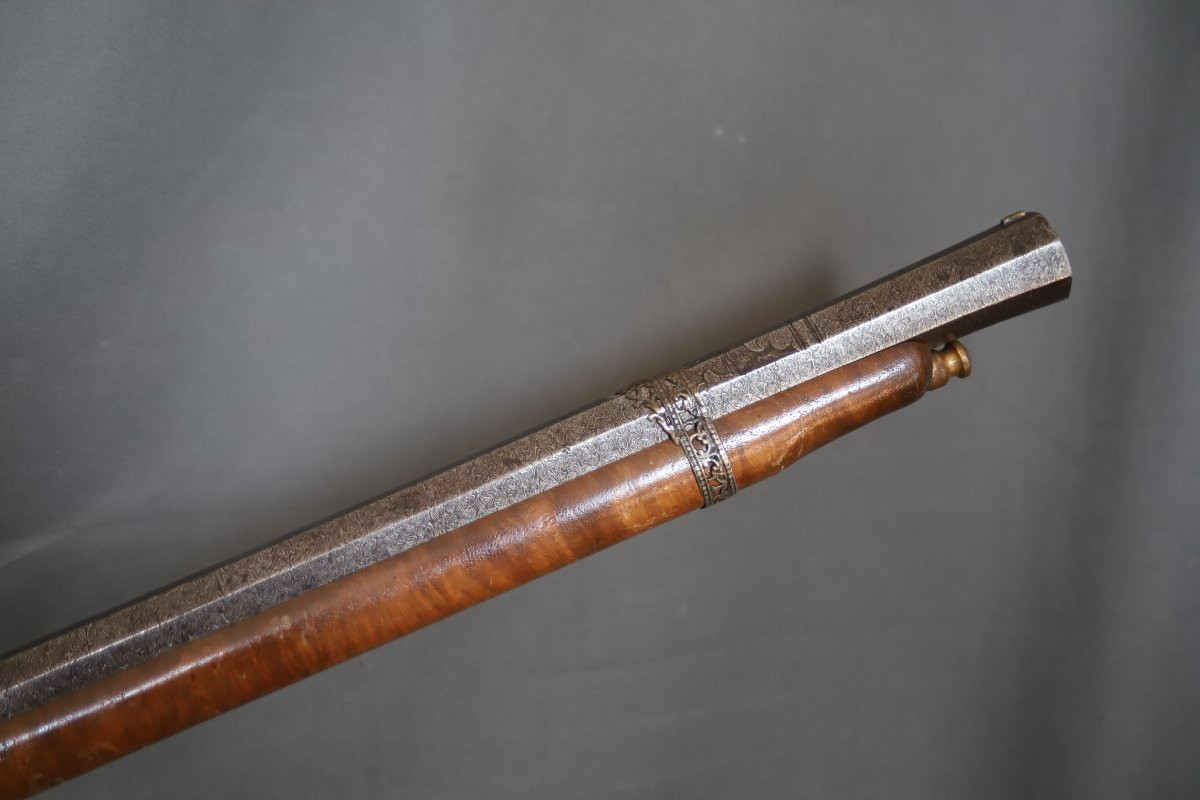 Fusil à Silex Ottoman Dit Tüfek Shishana - Turquie Ottomane, 18ème-19ème Siècle-photo-4