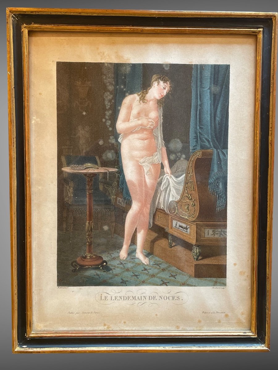 Suite De Neuf Gravures d'Après Jean-baptiste Mallet - Epoque Début Du XIXe-photo-4