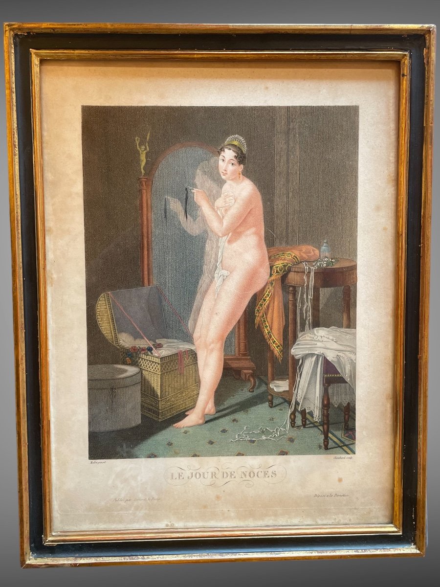 Suite De Neuf Gravures d'Après Jean-baptiste Mallet - Epoque Début Du XIXe-photo-5